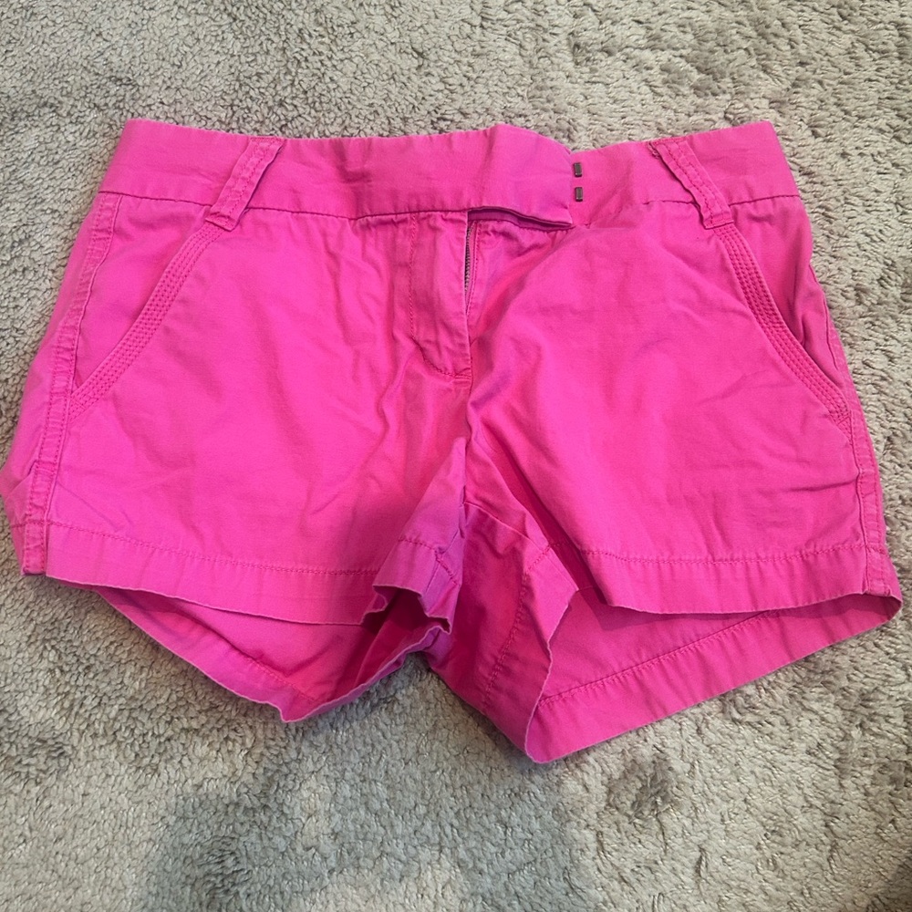 J. Crew Bright Pink Women's Cargo Shorts